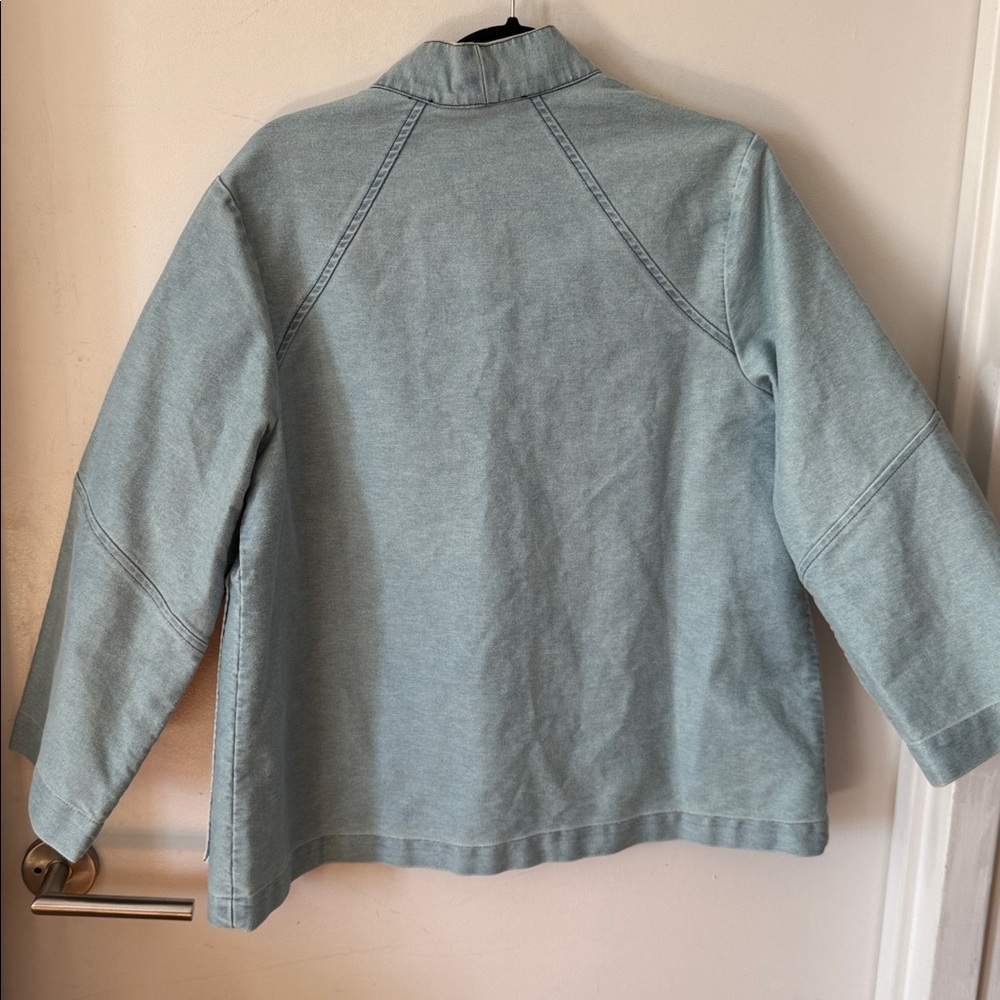 CARON CALLAHAN ORLA JACKET SUN BLEACHED INDIGO - Picture 8 of 8